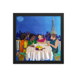 Les Amies Framed poster
