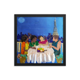 Les Amies Framed poster