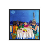 Les Amies Framed poster