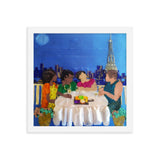 Les Amies Framed poster