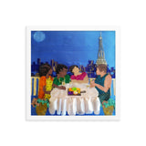 Les Amies Framed poster