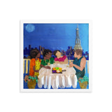 Les Amies Framed poster