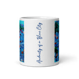 White glossy mug